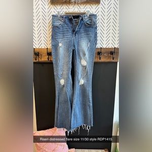 Risen distressed flare size 11/30 style RDP1415